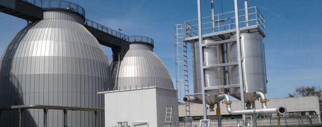 Bild einer kommunalen Kläranlage