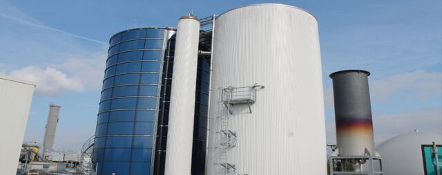 Bild einer  anaerobe Abwasserbehandlungsanlage